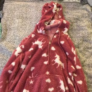 fuzzy unicorn hoodie